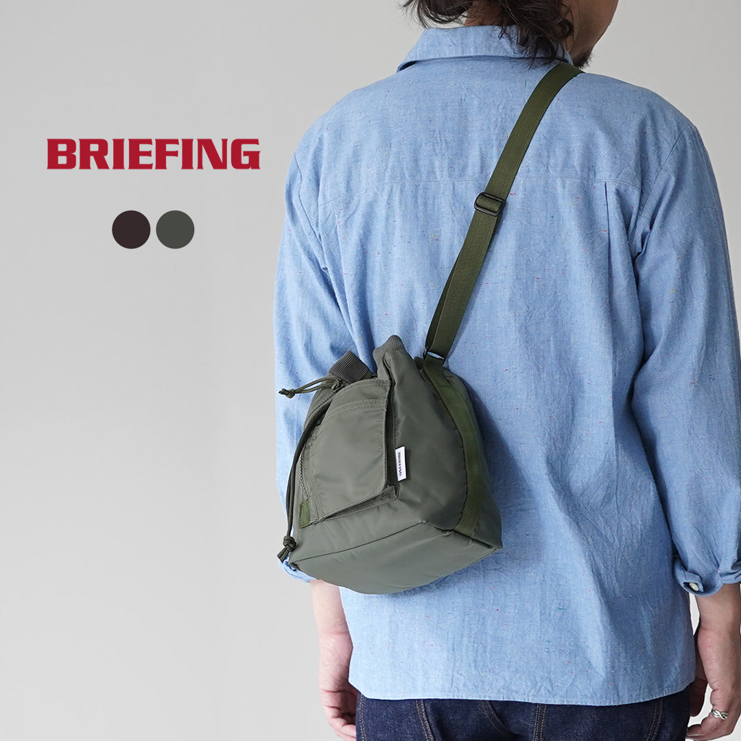 BRIEFING（ブリーフィング） ドローストリング ショルダーバッグ S 日本製