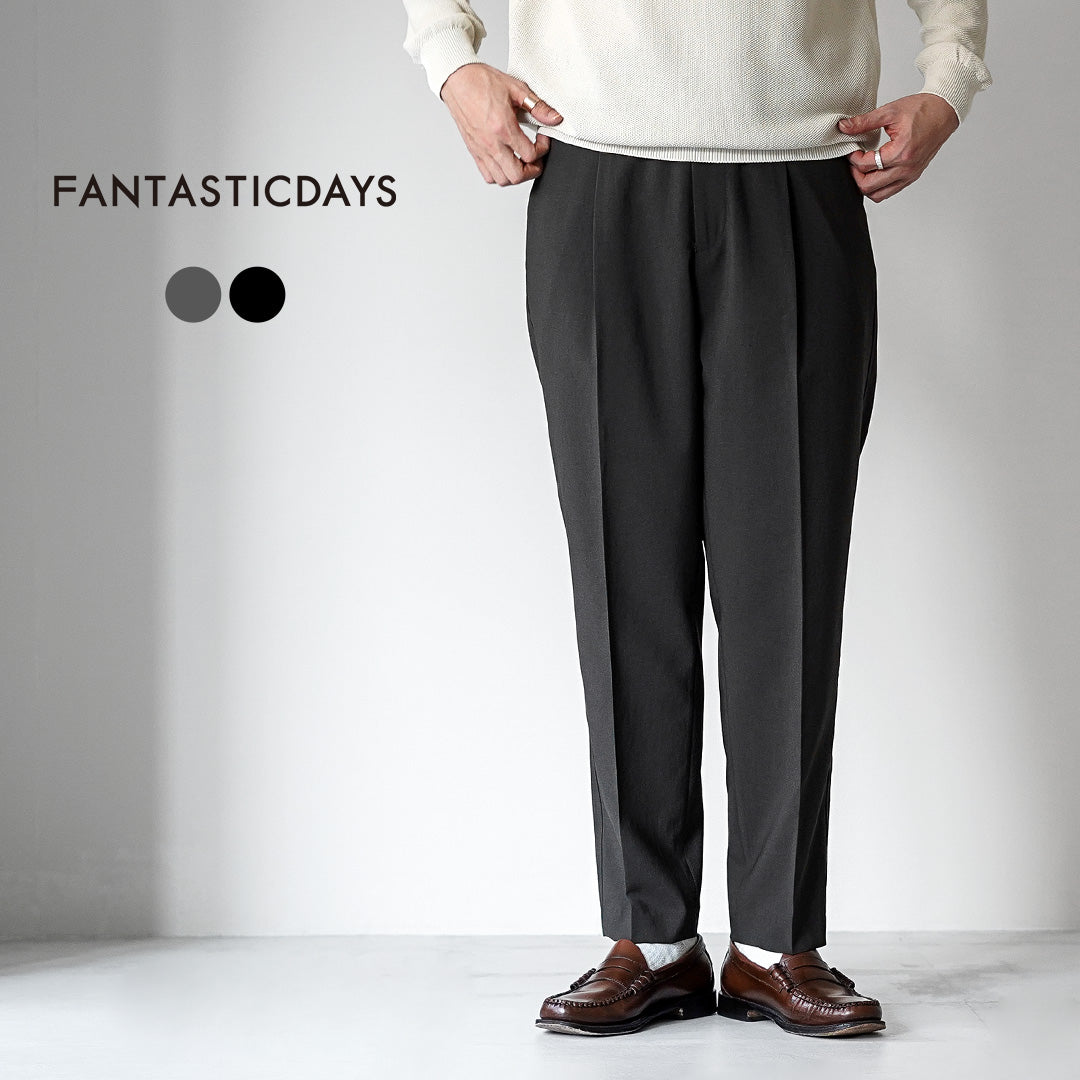FANTASTICDAYS（ファンタスティックデイズ） 1ピージースラックス リネンライクポリエステル 日本製