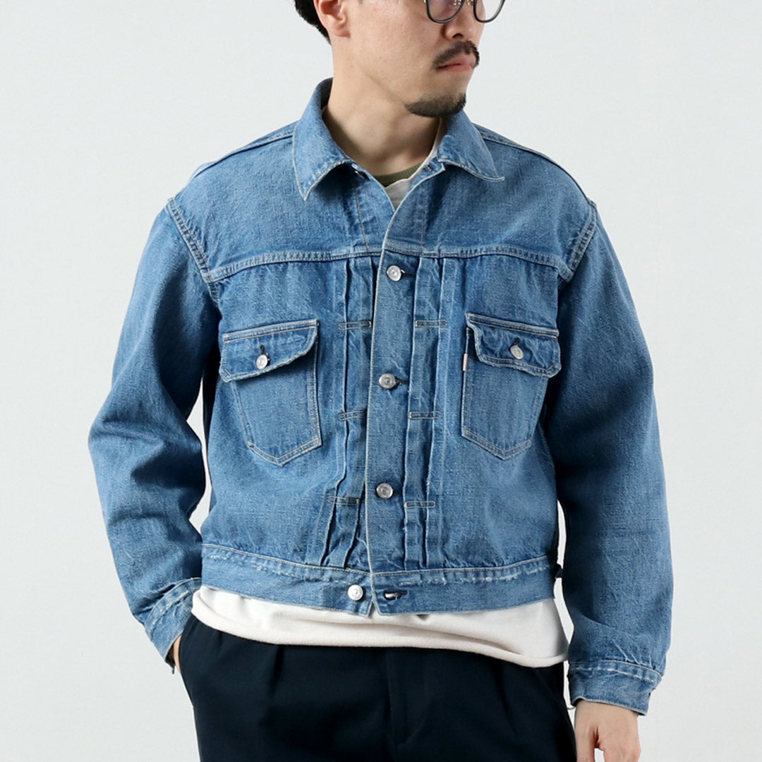 REMI RELIEF（レミレリーフ） 13oz 1954XX 2ndタイプ デニムジャケット ユーズド 日本製