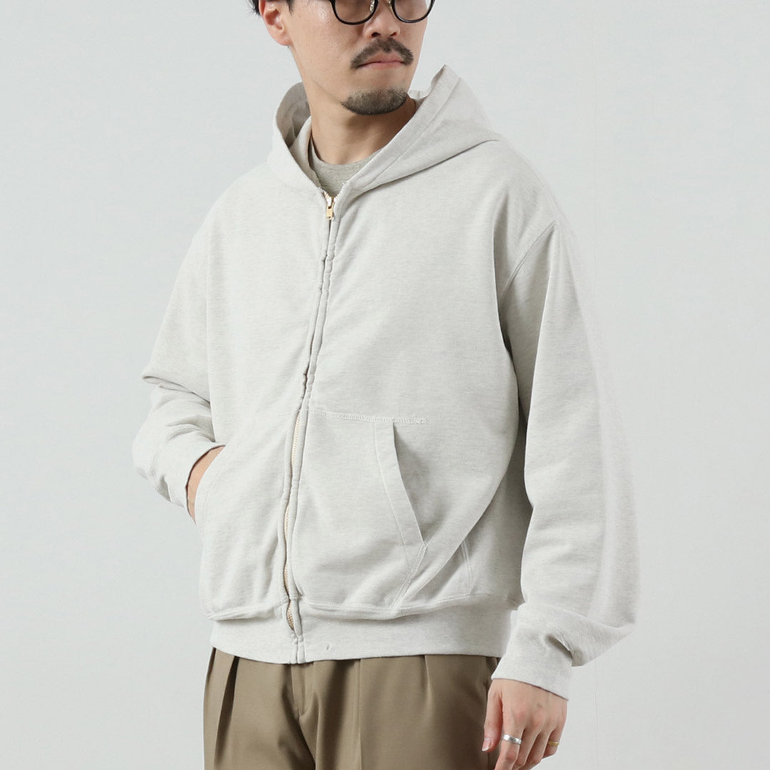 REMI RELIEF（レミレリーフ） SP加工裏毛ZIPパーカー New Fit スウェット 日本製