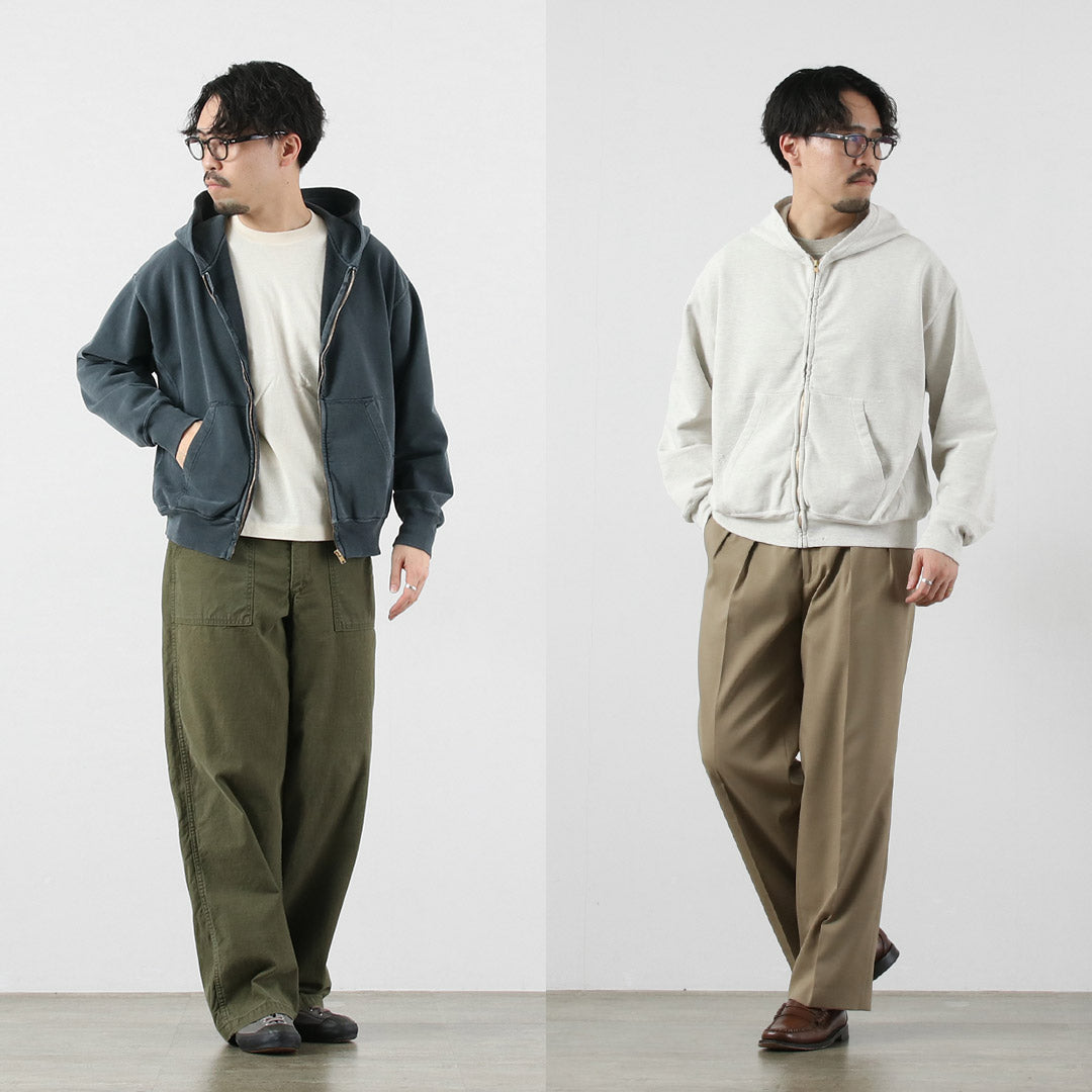 REMI RELIEF（レミレリーフ） SP加工裏毛ZIPパーカー New Fit スウェット 日本製