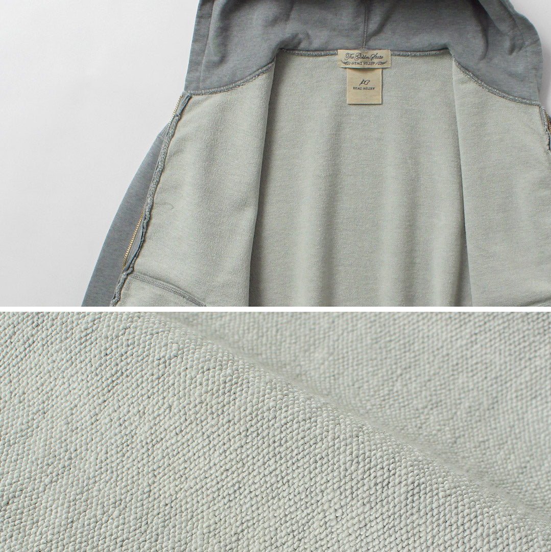 REMI RELIEF（レミレリーフ） SP加工裏毛ZIPパーカー New Fit スウェット 日本製