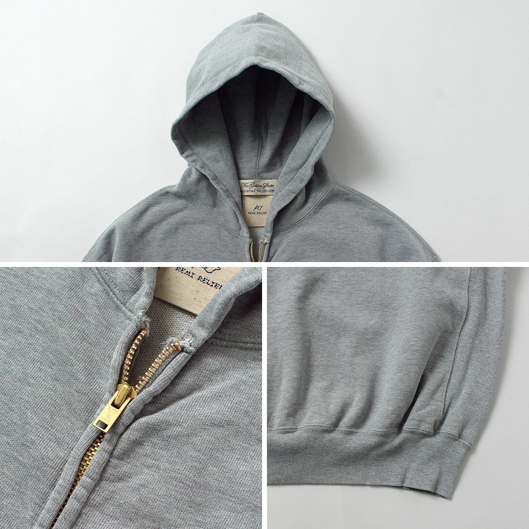 REMI RELIEF（レミレリーフ） SP加工裏毛ZIPパーカー New Fit スウェット 日本製