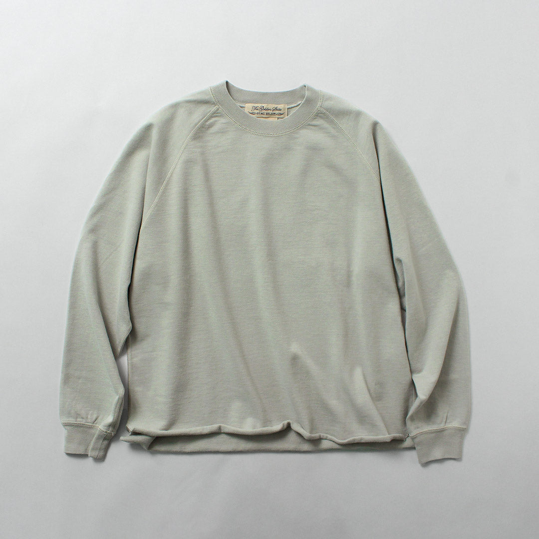 REMI RELIEF（レミレリーフ） SP加工スーピマ裏毛ラグランクルー スウェット 日本製