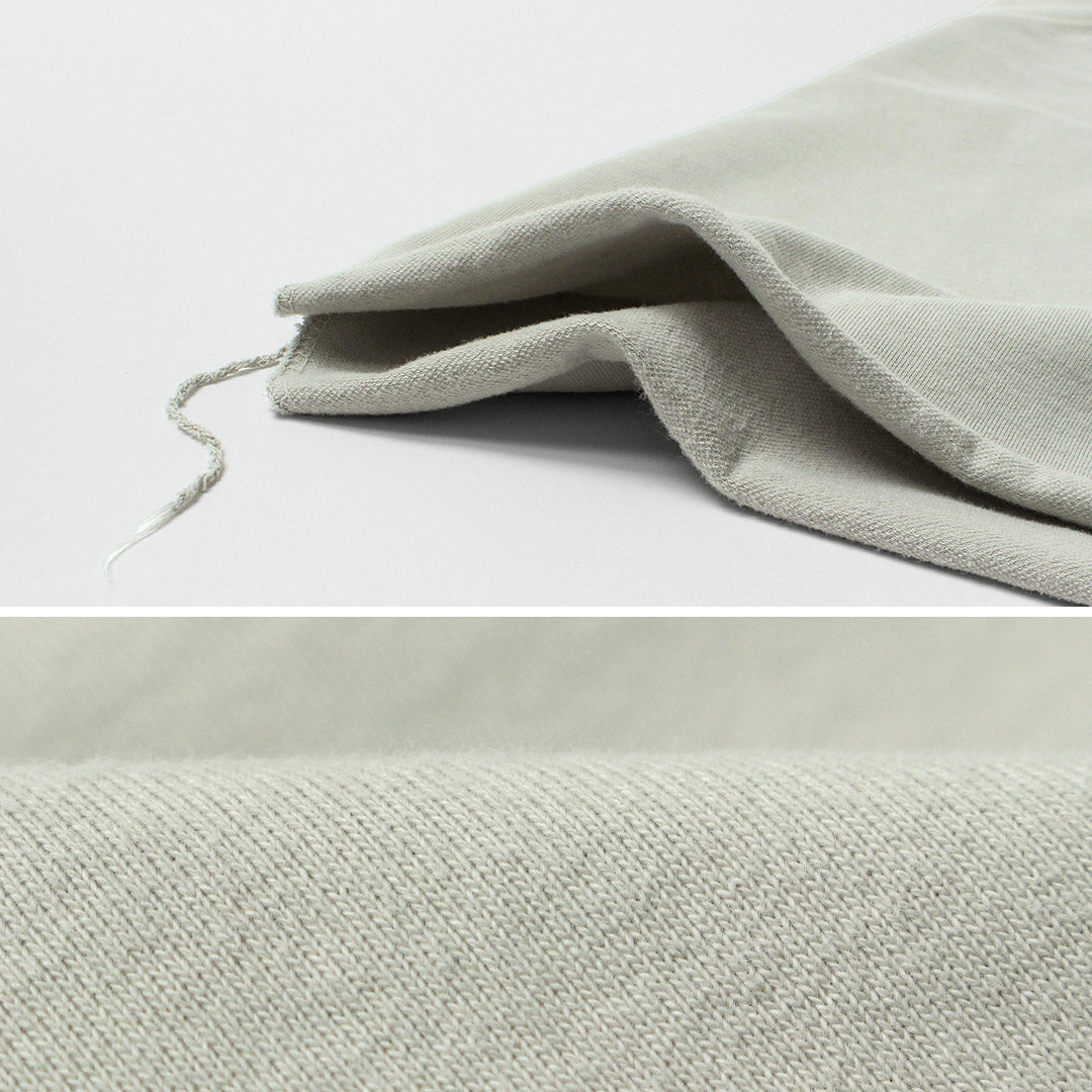 REMI RELIEF（レミレリーフ） SP加工スーピマ裏毛ラグランクルー スウェット 日本製