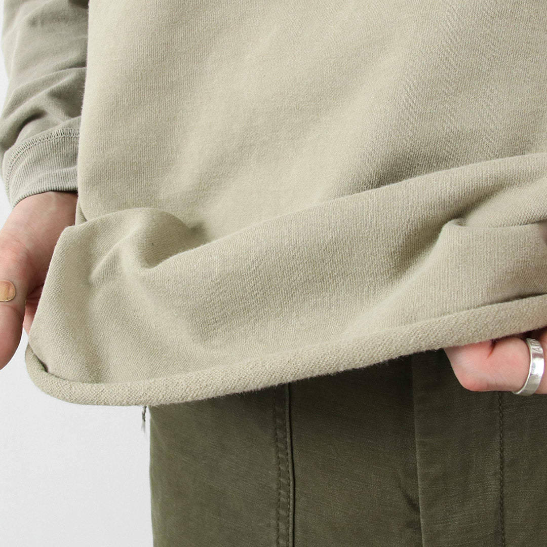 REMI RELIEF（レミレリーフ） SP加工スーピマ裏毛ラグランクルー