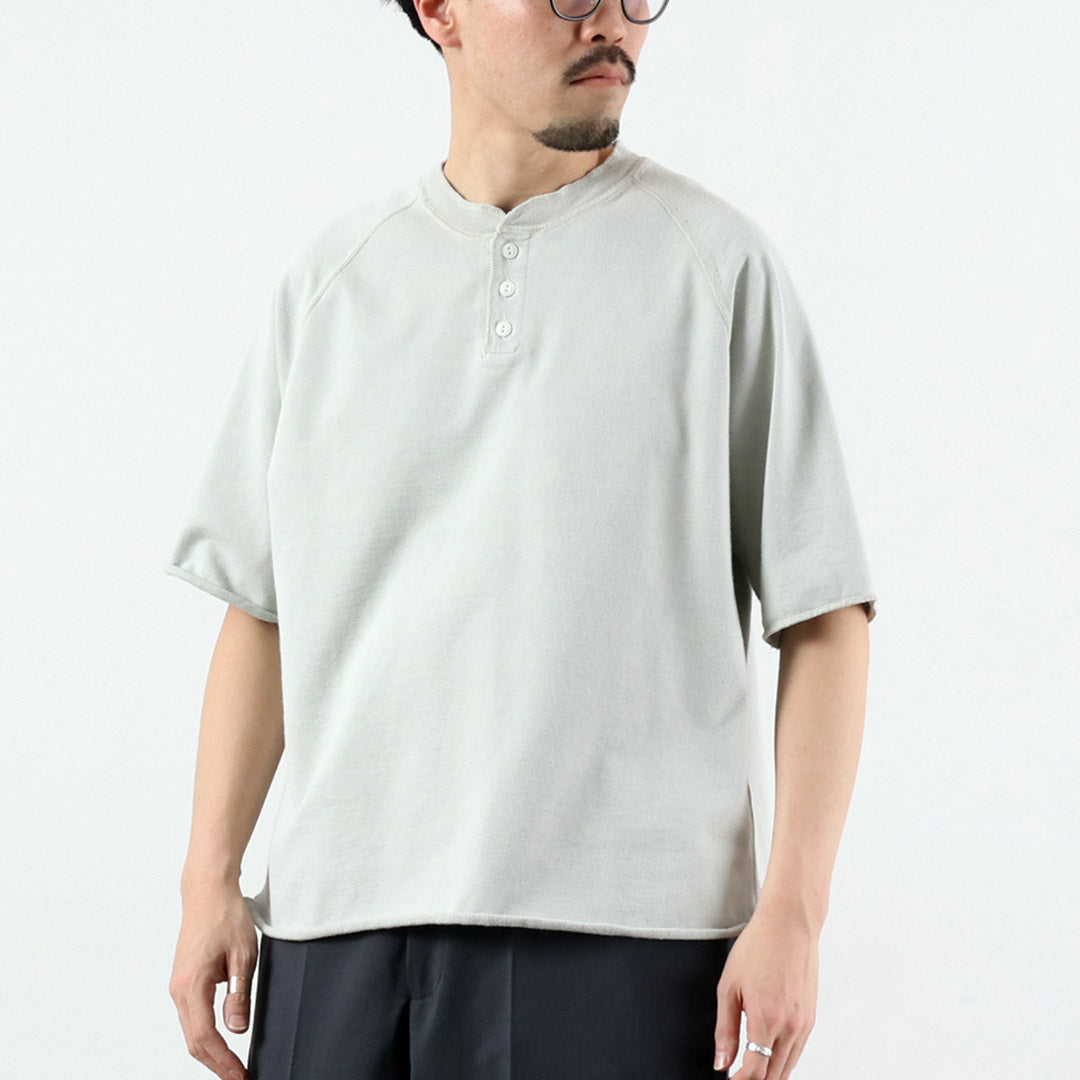 REMI RELIEF（レミレリーフ） スーピマ裏毛ヘンリーネックS/Sクルー