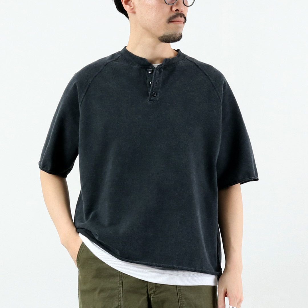 REMI RELIEF（レミレリーフ） スーピマ裏毛ヘンリーネックS/Sクルー