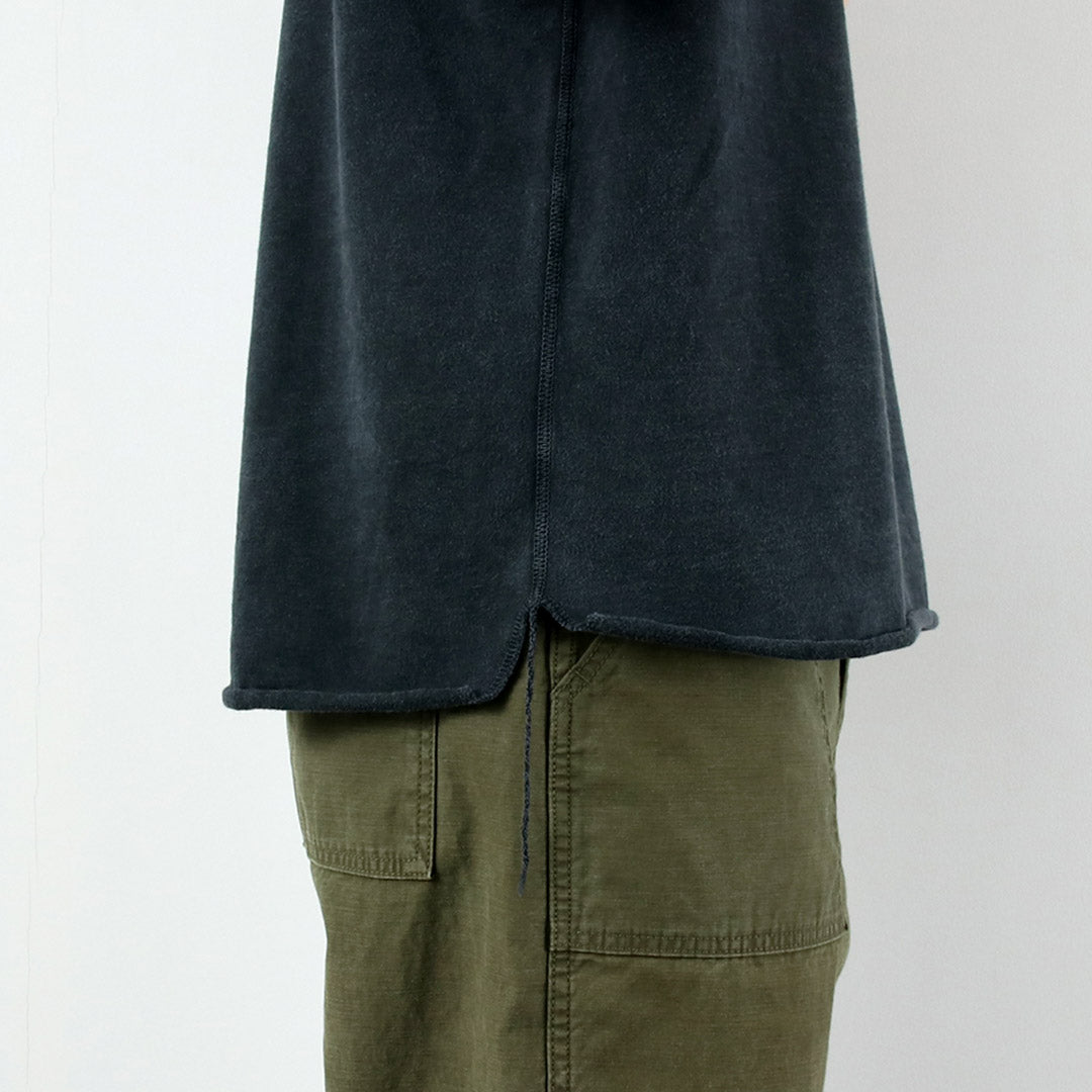 REMI RELIEF（レミレリーフ） スーピマ裏毛ヘンリーネックS/Sクルー 日本製