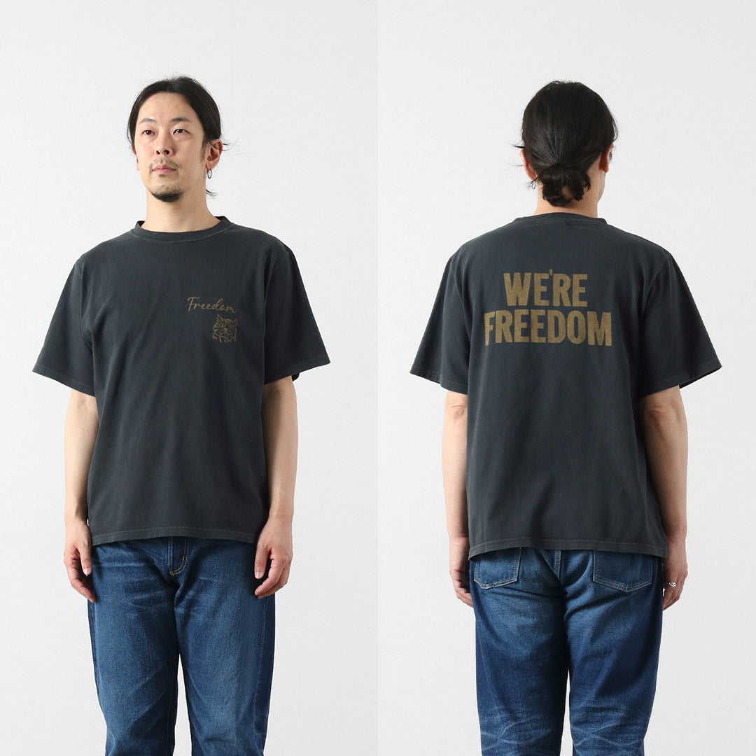REMI RELIEF（レミレリーフ） HARD SP加工20/-天竺レギュラーTシャツ(FREEDOM) 日本製
