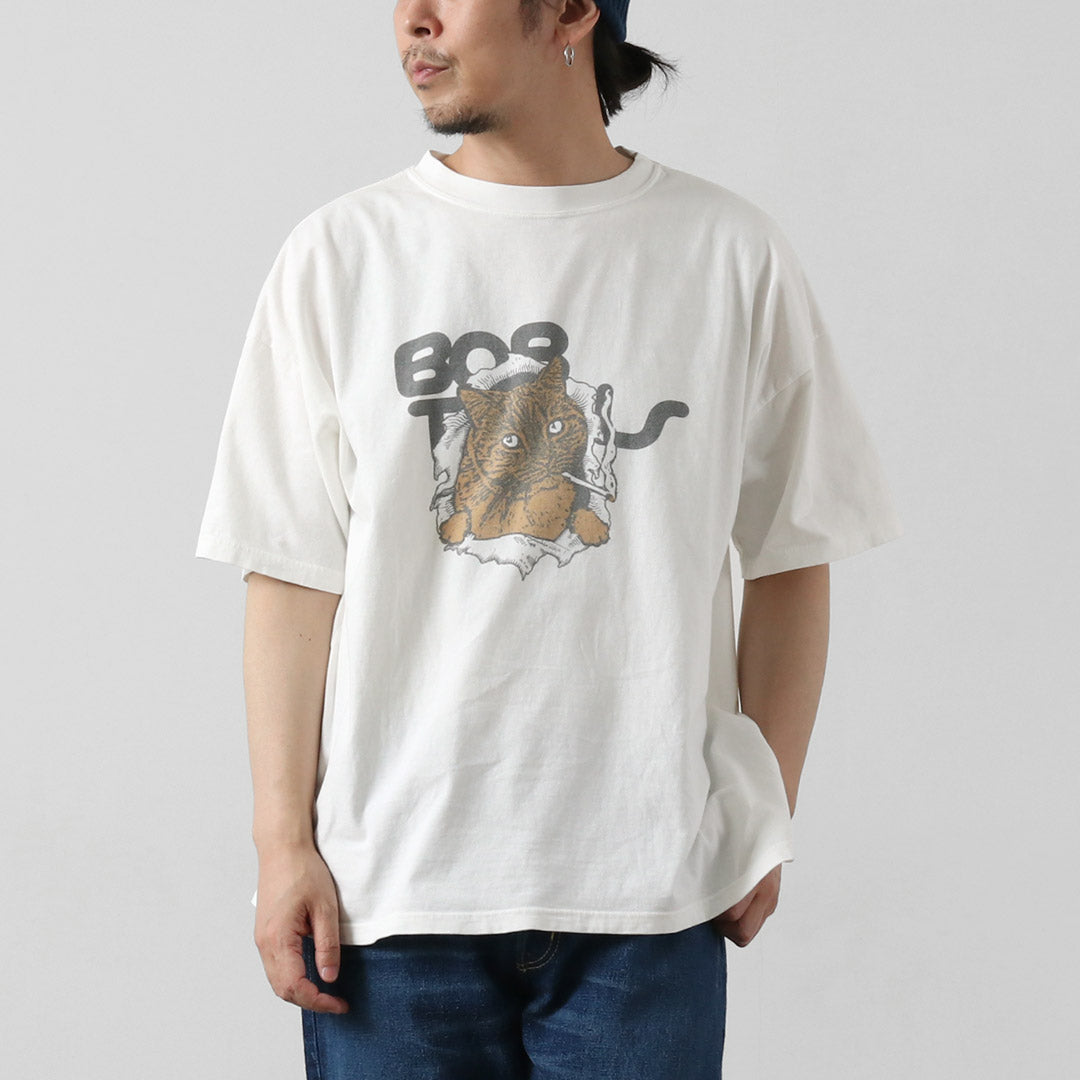REMI RELIEF（レミレリーフ） HARD SP加工20/-天竺BIGサイズTシャツ(BOB) 日本製
