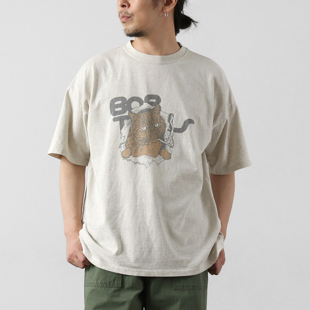 REMI RELIEF（レミレリーフ） HARD SP加工20/-天竺BIGサイズTシャツ(BOB) 日本製