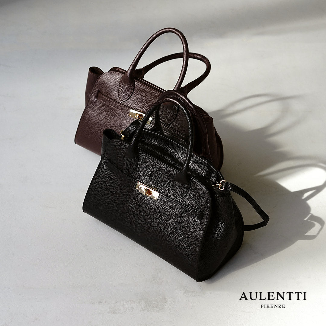 美品AULENTTI　ベルト付きボディバッグ AULENTTI（オーレンティ） ベルトバッグ イタリア製 / レディース