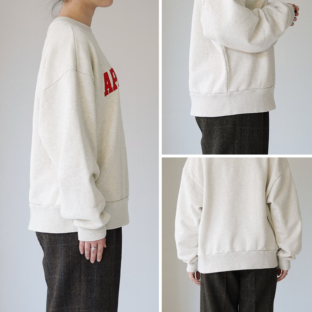 SHINZONE（シンゾーン） APRES SKI スウェット シャツ 25AMSCU15 / 裏