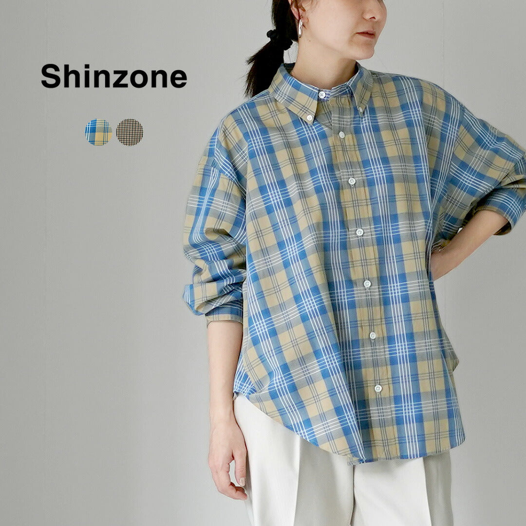 SHINZONE（シンゾーン） チェック ダディー シャツ 26SMSBL10