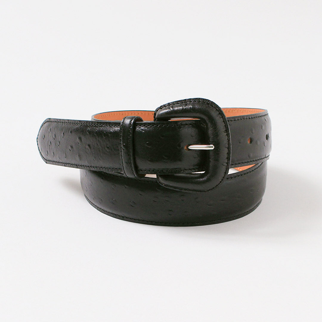 shinzone   ガチャベルト 黒 牛革 GIベルト ベルト シンゾーン Shinzone（シンゾーン）】PLUMP BELT 定番ベルト