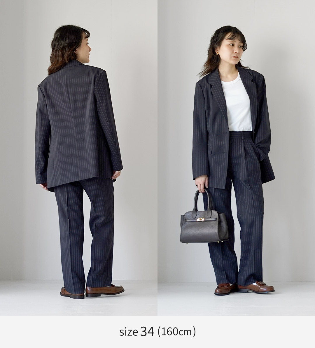 SHINZONE（シンゾーン） ストライプ クライスラー ジャケット 26SMSJK06 日本製