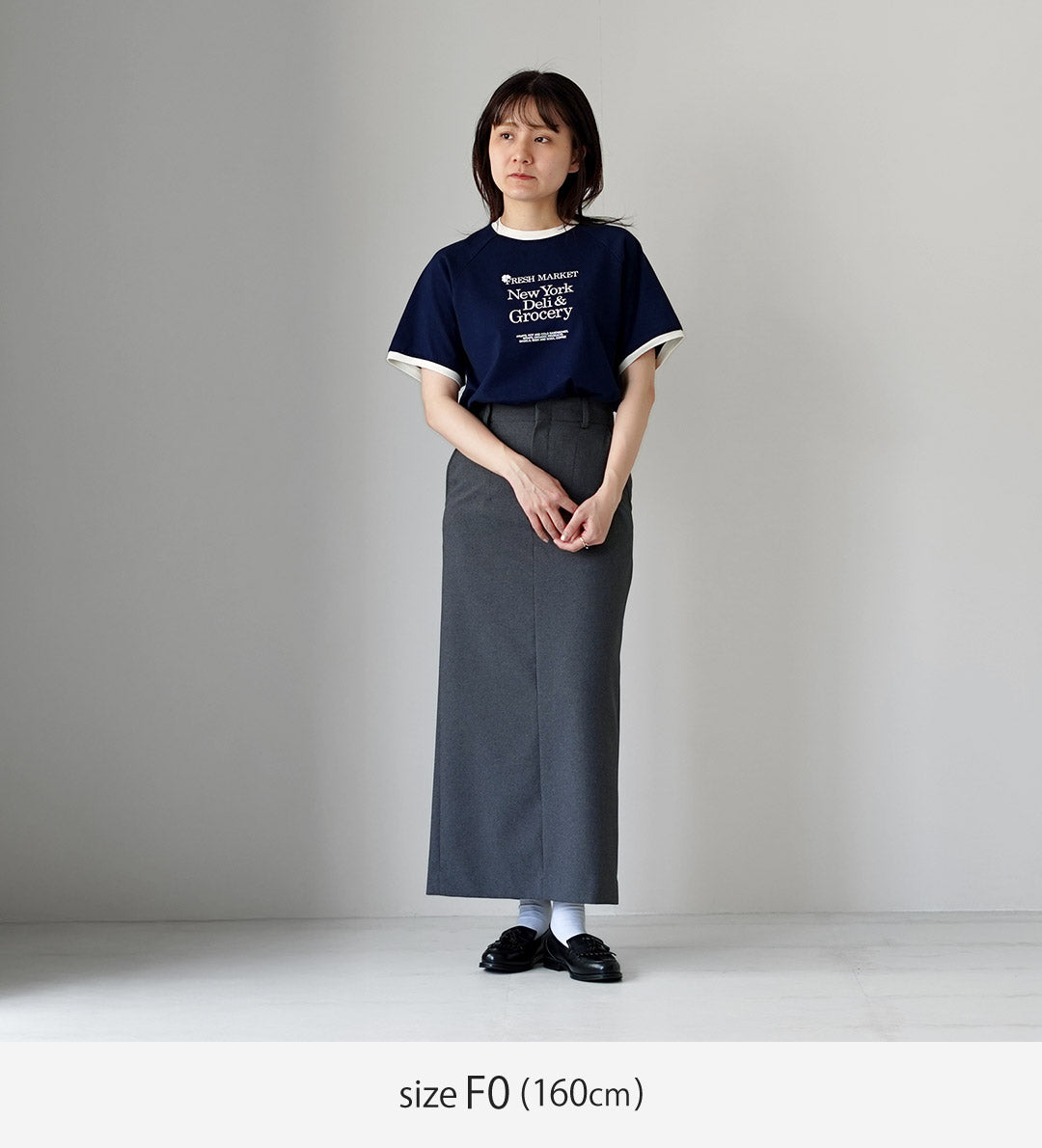 SHINZONE（シンゾーン） フレッシュマーケット リンガー Tシャツ 26SMSCU12 日本製