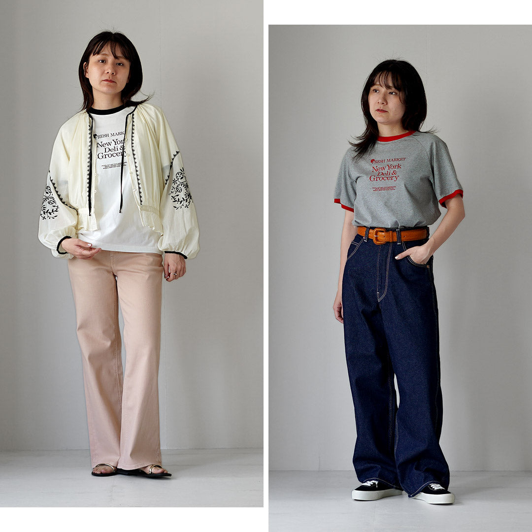 SHINZONE（シンゾーン） フレッシュマーケット リンガー Tシャツ 26SMSCU12 日本製