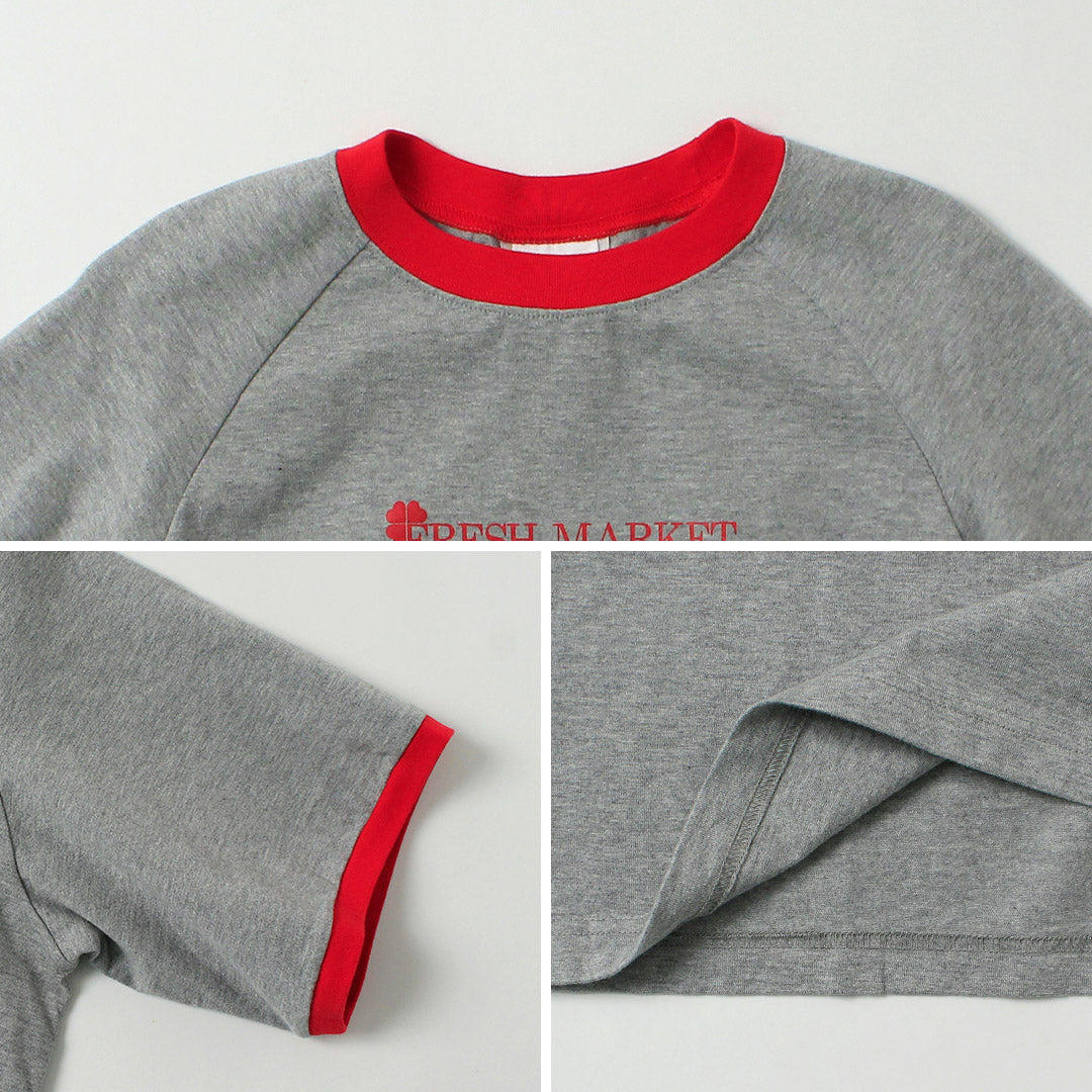SHINZONE（シンゾーン） フレッシュマーケット リンガー Tシャツ 26SMSCU12 日本製