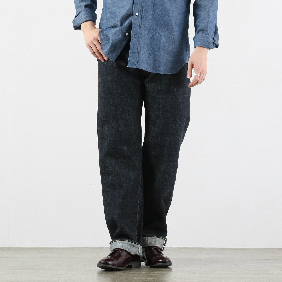 FOB FACTORY（FOBファクトリー） F143 セルビッチ ストレート 5ポケットデニム 日本製