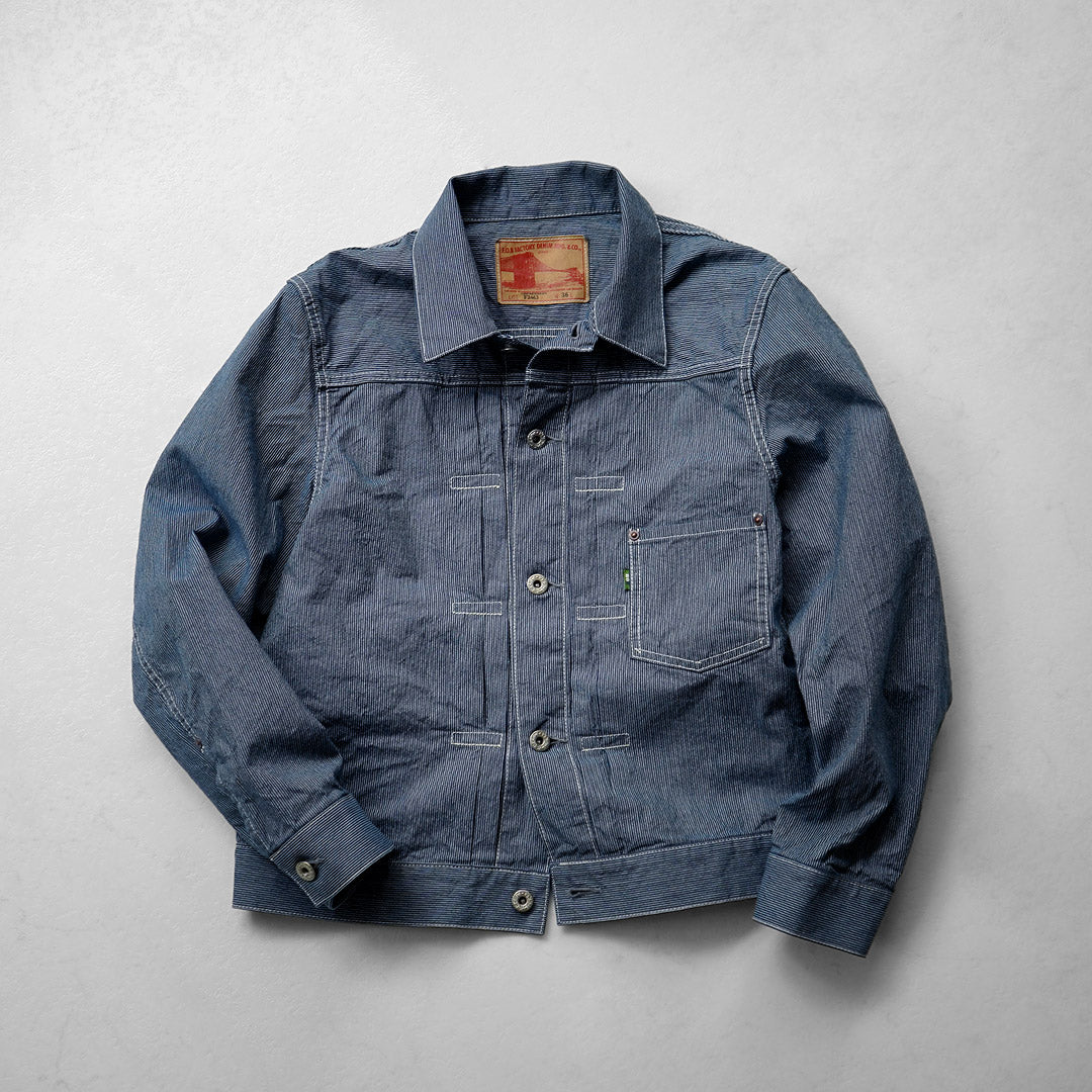 FOB FACTORY（FOBファクトリー） F2463 ヒッコリー 1stタイプ ジャケット 日本製