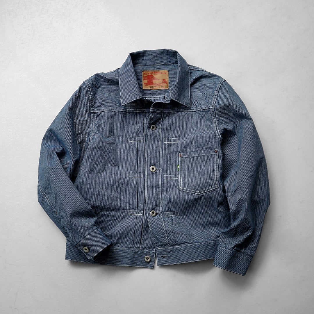 FOB FACTORY（FOBファクトリー） F2463 ヒッコリー 1stタイプ ジャケット 日本製