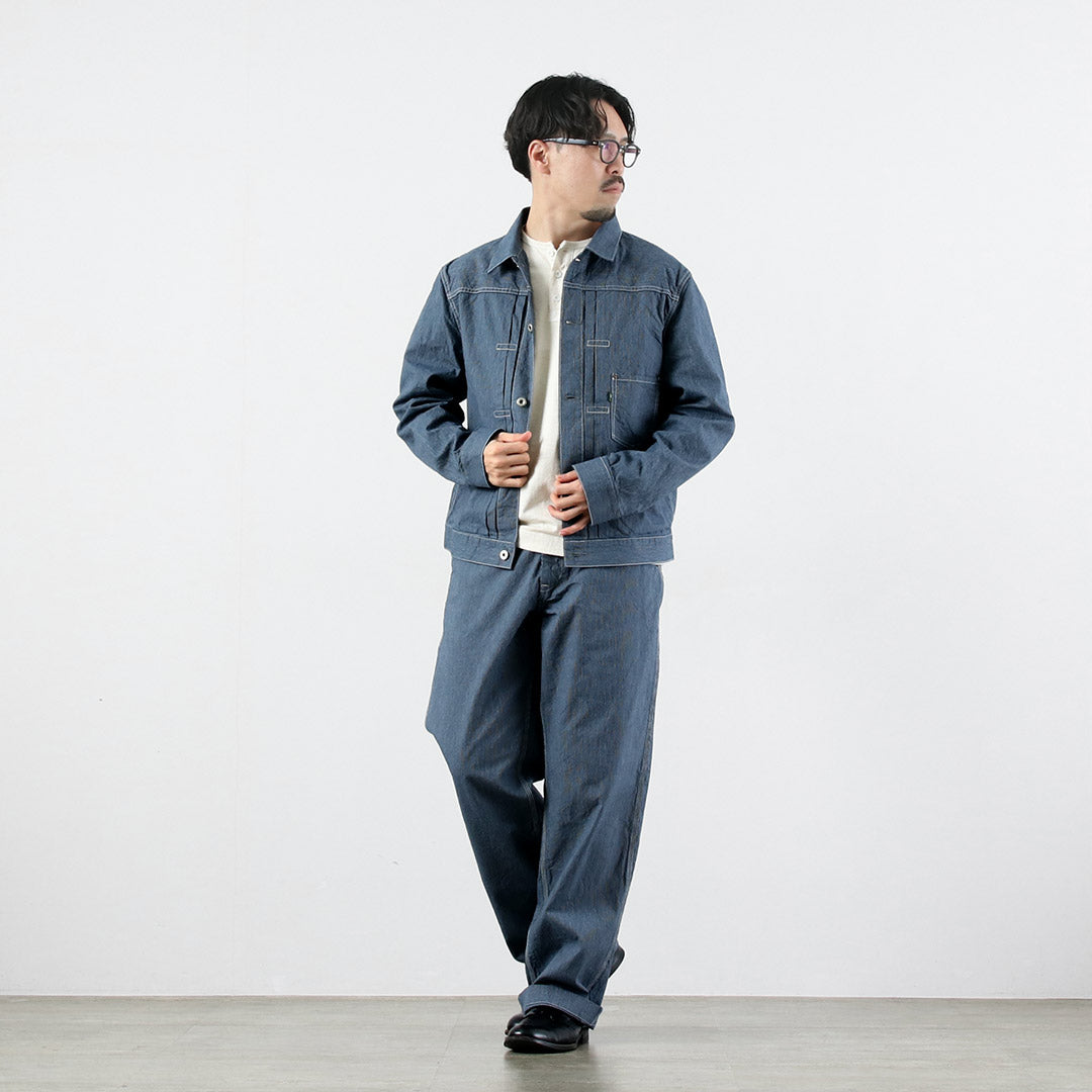 FOB FACTORY（FOBファクトリー） F0548 ヒッコリー ワークパンツ 日本