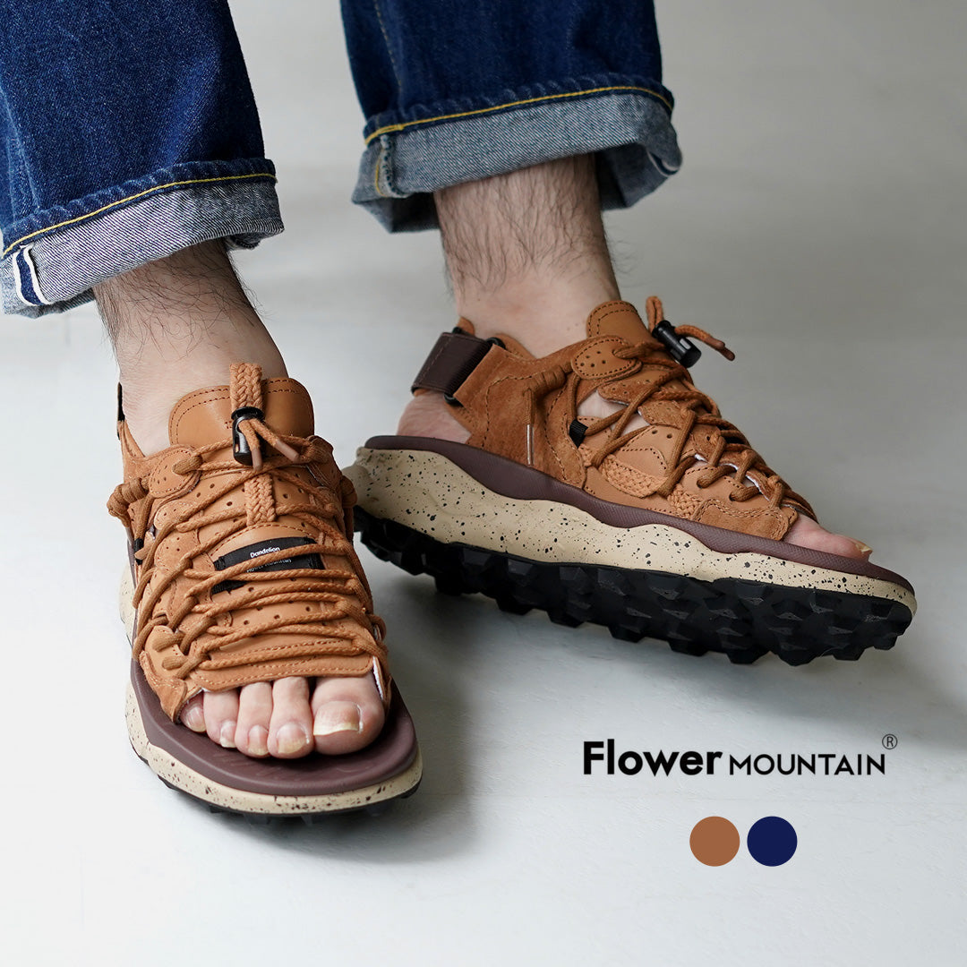 FLOWER MOUNTAIN（フラワーマウンテン） プマプンク カウレザー ネイティブサンダル
