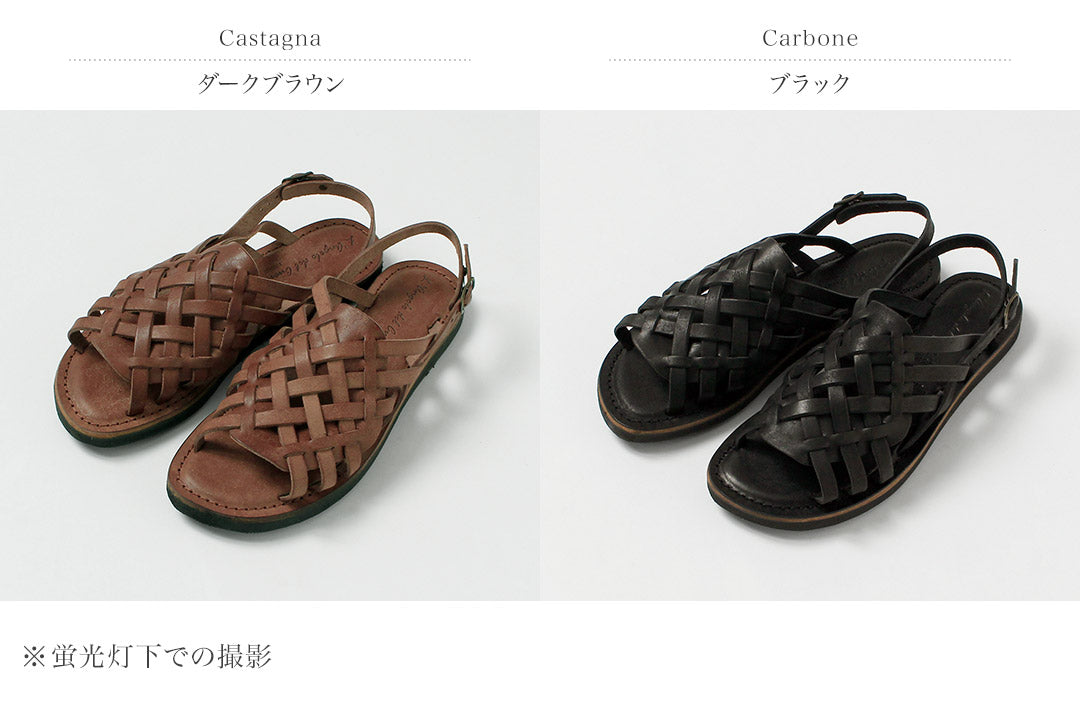 L'ANGOLO DEL CUOIO（ランゴロデルクオイオ） グルカ サンダル イタリア製