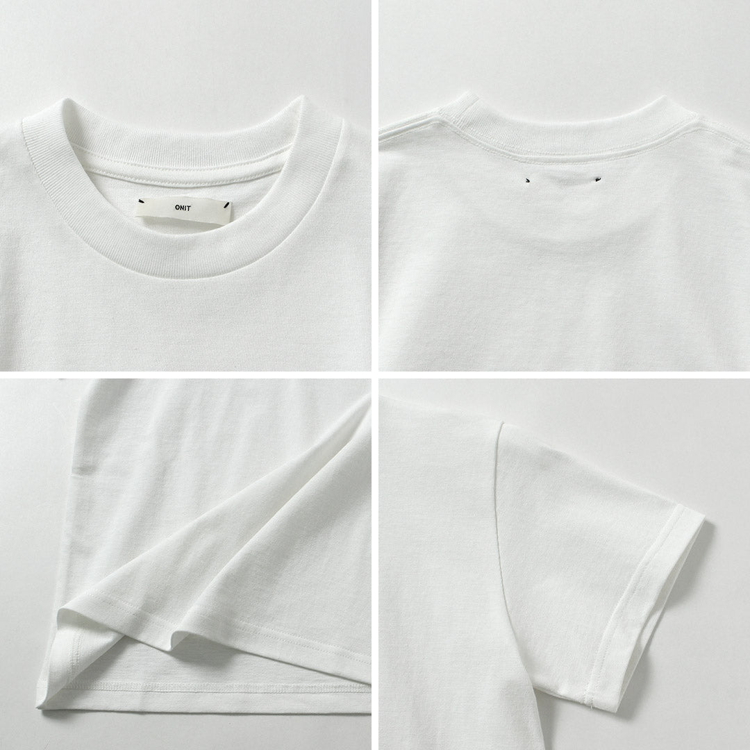ONIT（オニット） アメリカン ドライコットン クルーTシャツ 日本製