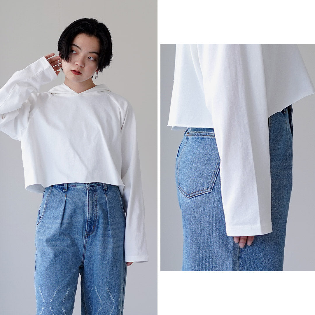 ONIT（オニット） スーパーアメリカンドライコットン フーディ ロングスリーブ Tシャツ