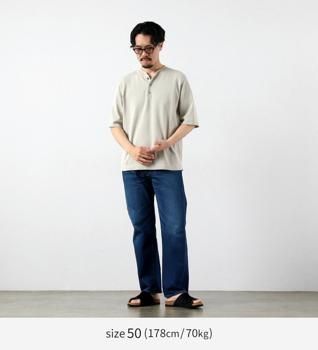 RINASCENTE（リナシェンテ） ハイブリッド ウォッシャブル ヘンリー