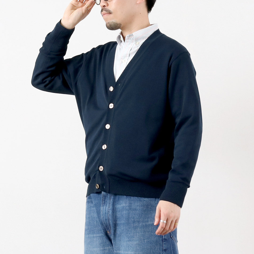 RINASCENTE（リナシェンテ） ハイブリッド ウォッシャブル ニットカーディガン 日本製