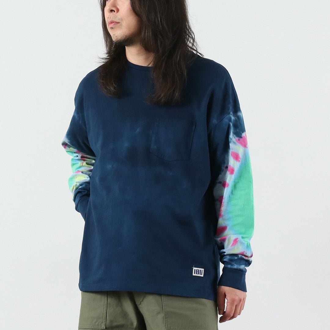 タイダイロングティシャツ ILL ONE EIGHTY（イルワンエイティー） カラー別注 タイダイ ロング