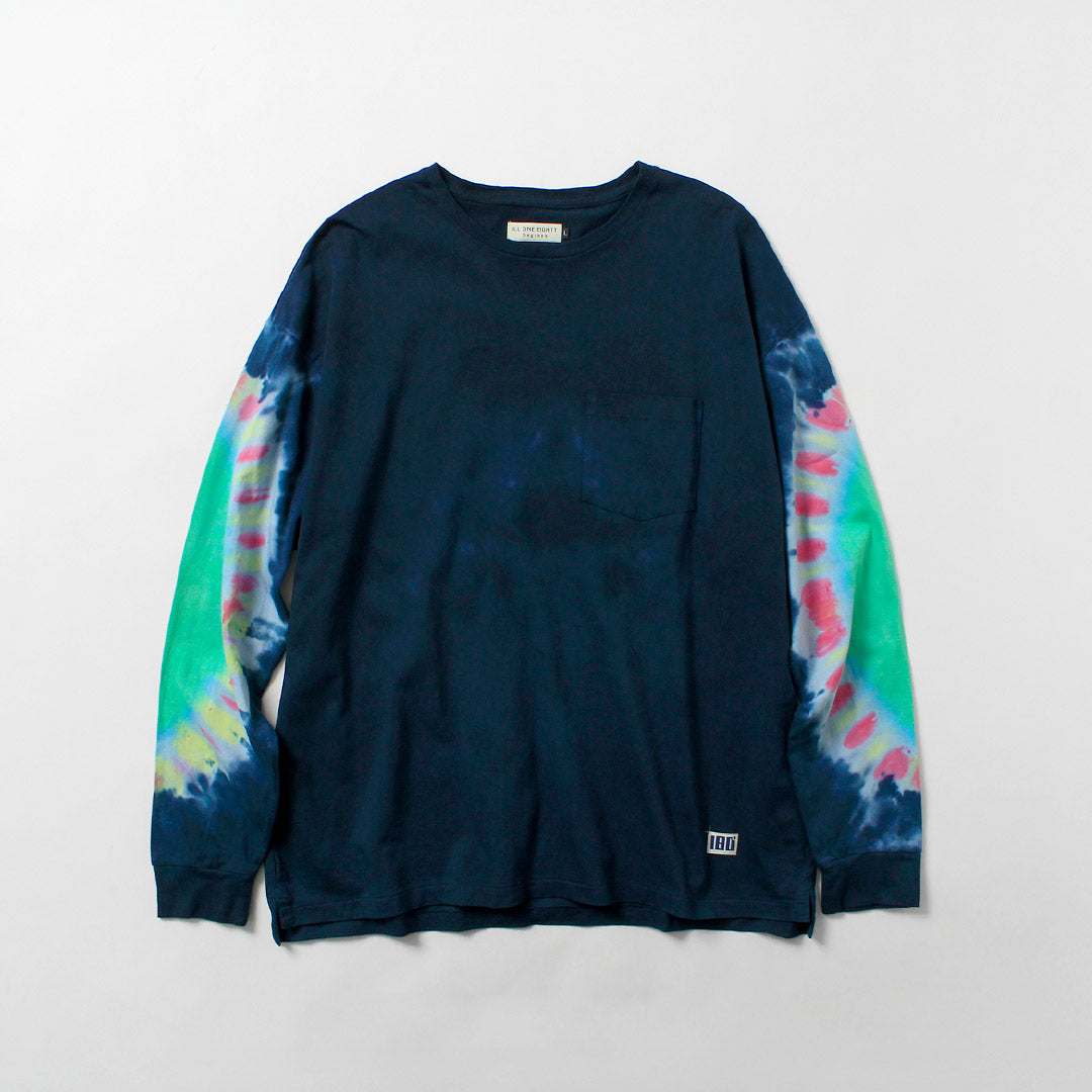 ジョンリンクス mix dye long tee タイダイ ロンT カットソー メンズタイダイロングTシャツ – fruits de mer＜フリドメール
