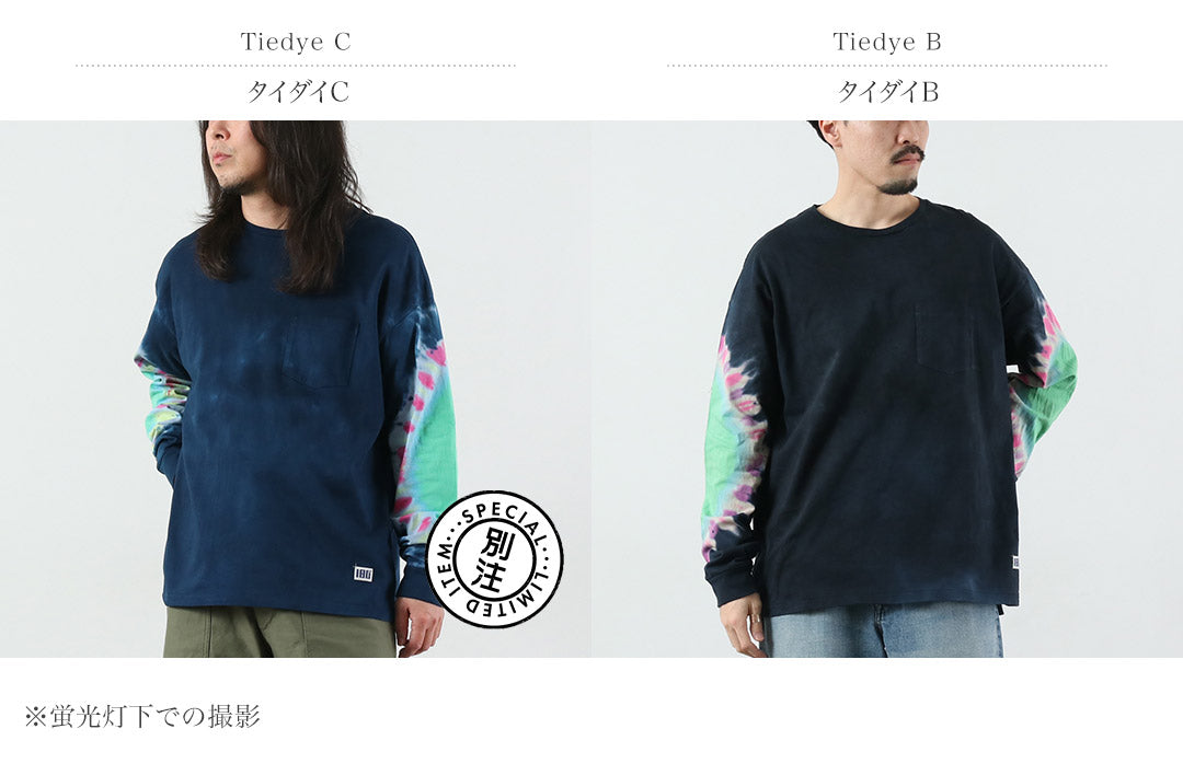 ILL ONE EIGHTY（イルワンエイティー） カラー別注 タイダイ ロングスリーブTシャツ 日本製