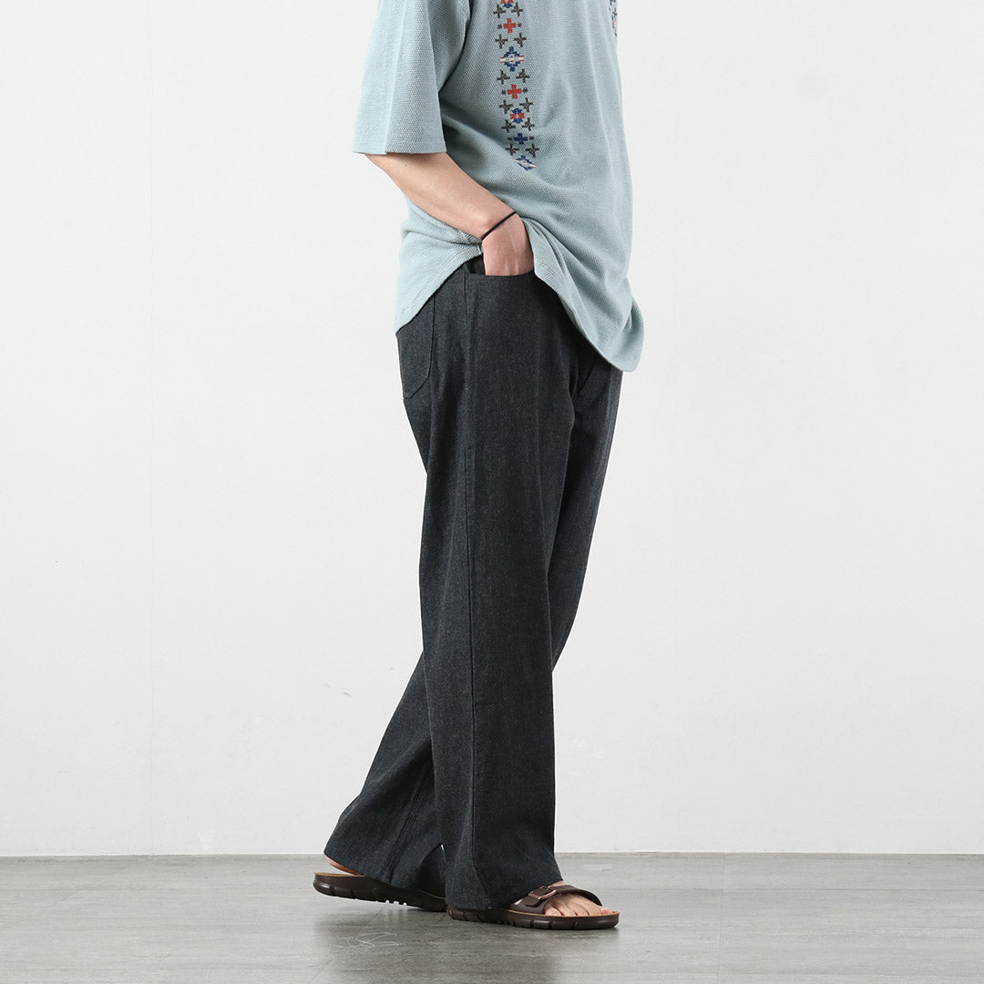 BASISBROEK（バージスブルック） アルビオン 8ozデニム セミワイドイージーパンツ 日本製