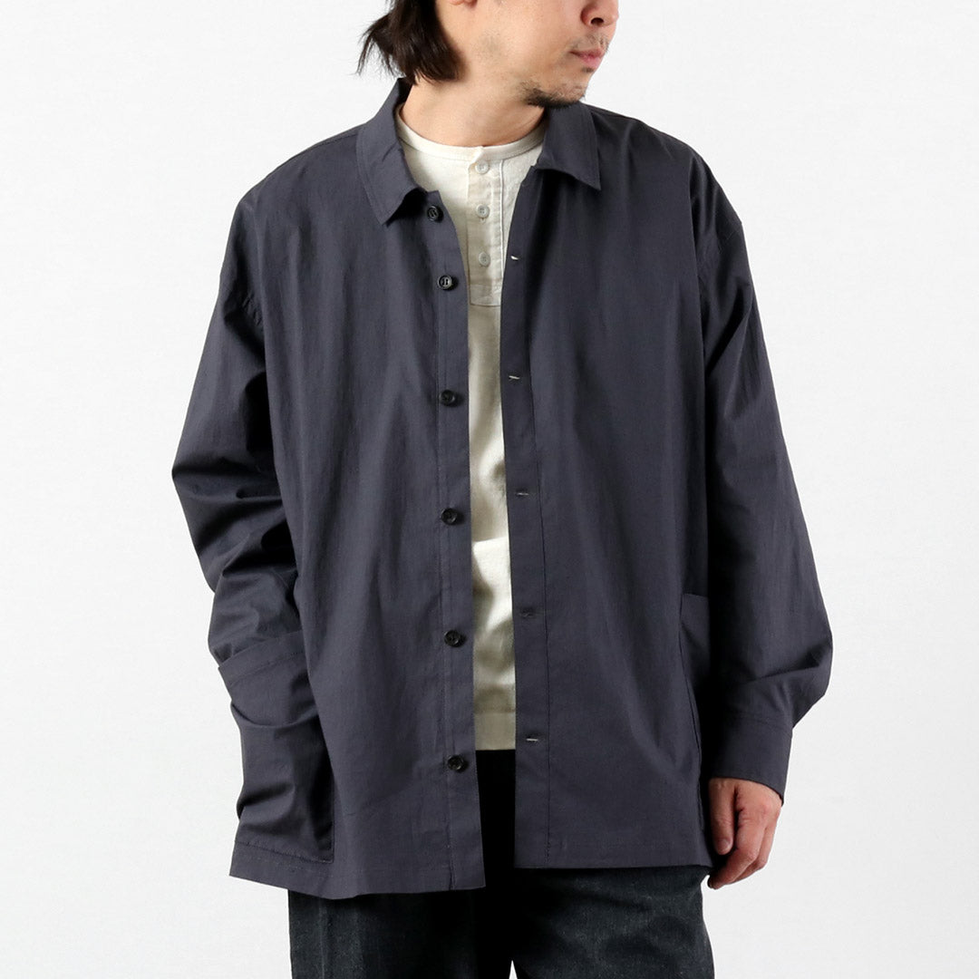 BASISBROEK（バージスブルック） オルガン コットンリネン シャツ