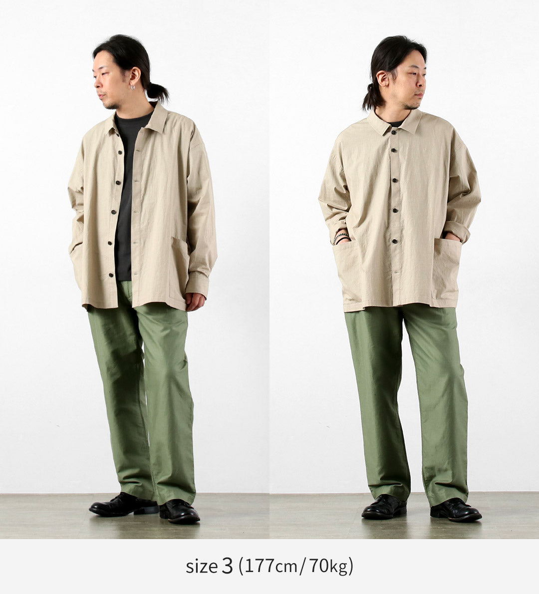 BASISBROEK ジャケット　リネン　シルク　ブルゾン BASISBROEK（バージスブルック） オルガン コットンリネン シャツ