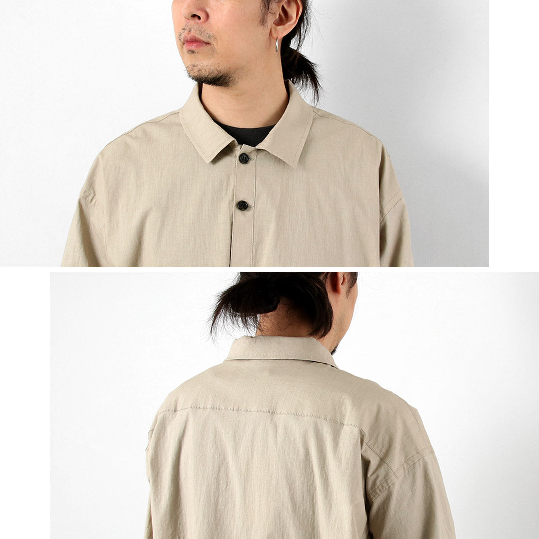 BASISBROEK（バージスブルック） オルガン コットンリネン シャツ