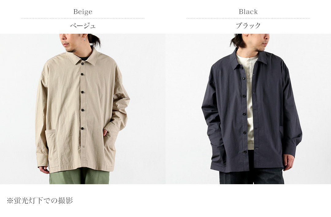 BASISBROEK（バージスブルック） オルガン コットンリネン シャツジャケット 日本製