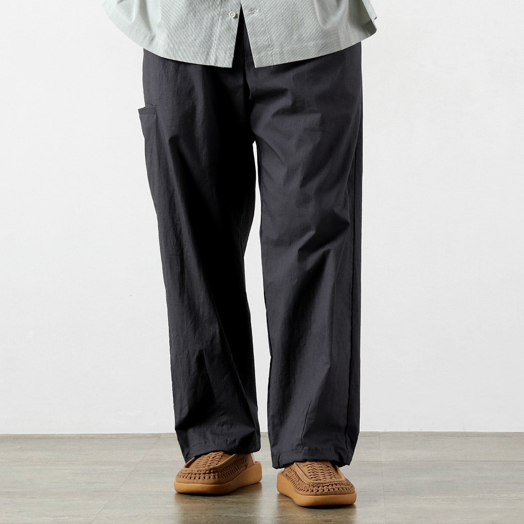 BASISBROEK（バージスブルック） ウィスケン コットンリネン タックパンツ 日本製