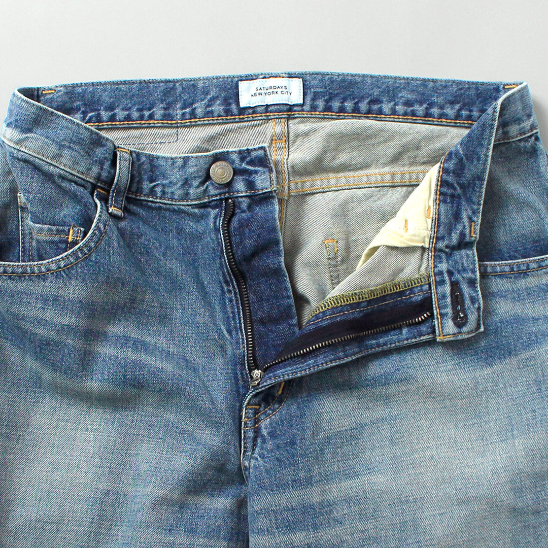 SATURDAYS NYC（サタデーズ ニューヨークシティ） タケル リラックスド デニム パンツ ワイドストレート 日本製
