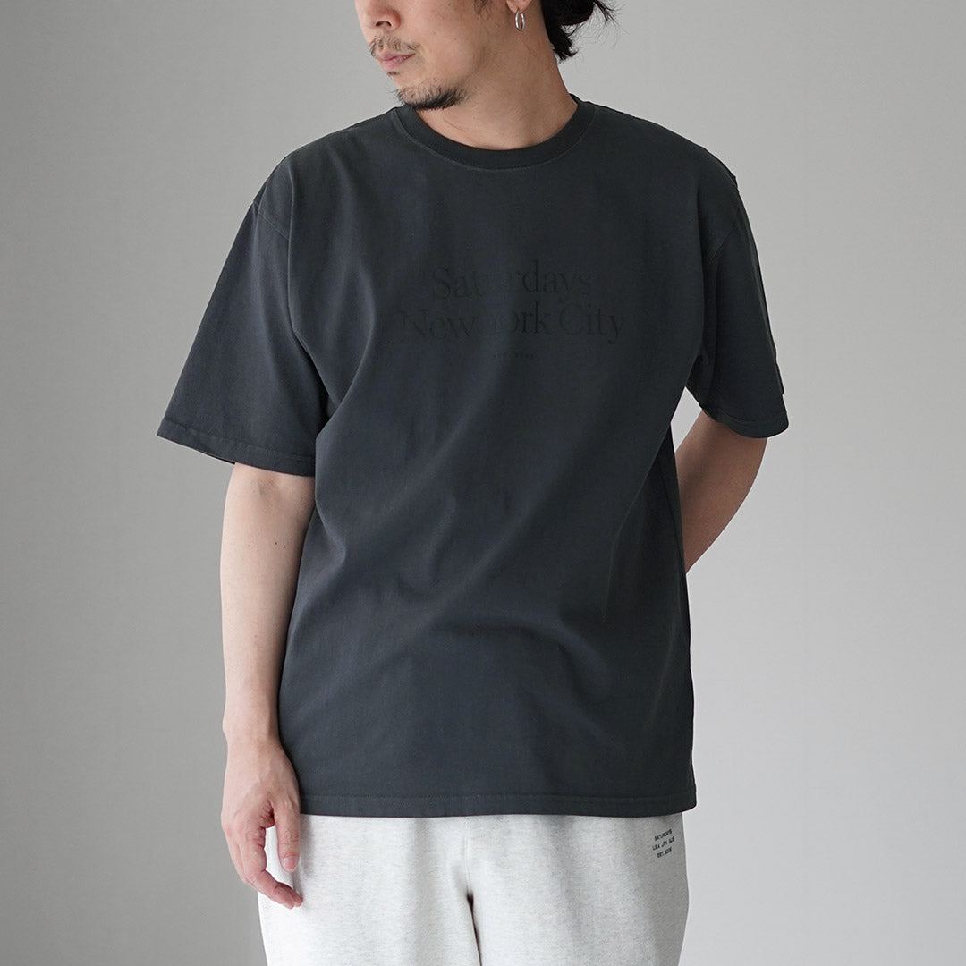 SATURDAYS NYC（サタデーズ ニューヨークシティ） ミラー スタンダード ショートスリーブ Tシャツ