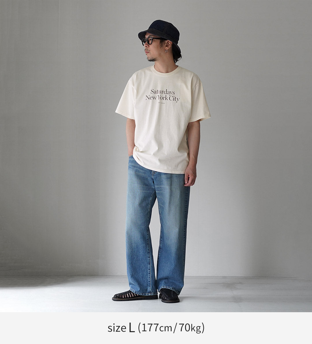 SATURDAYS NYC（サタデーズ ニューヨークシティ） ミラー スタンダード ショートスリーブ Tシャツ