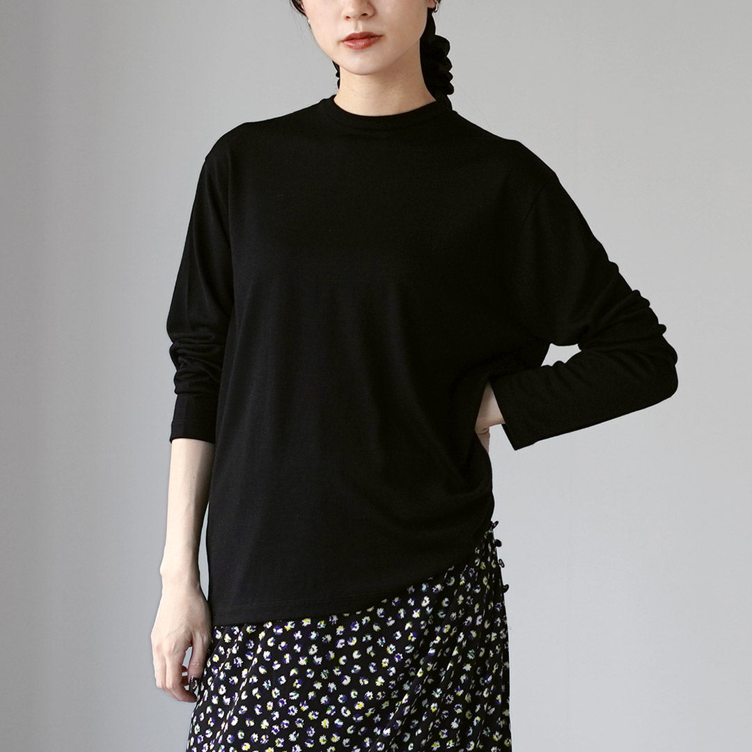 gnekoLIFiLL（リフィル） ウーリッシュ ロングスリーブ Tシャツ