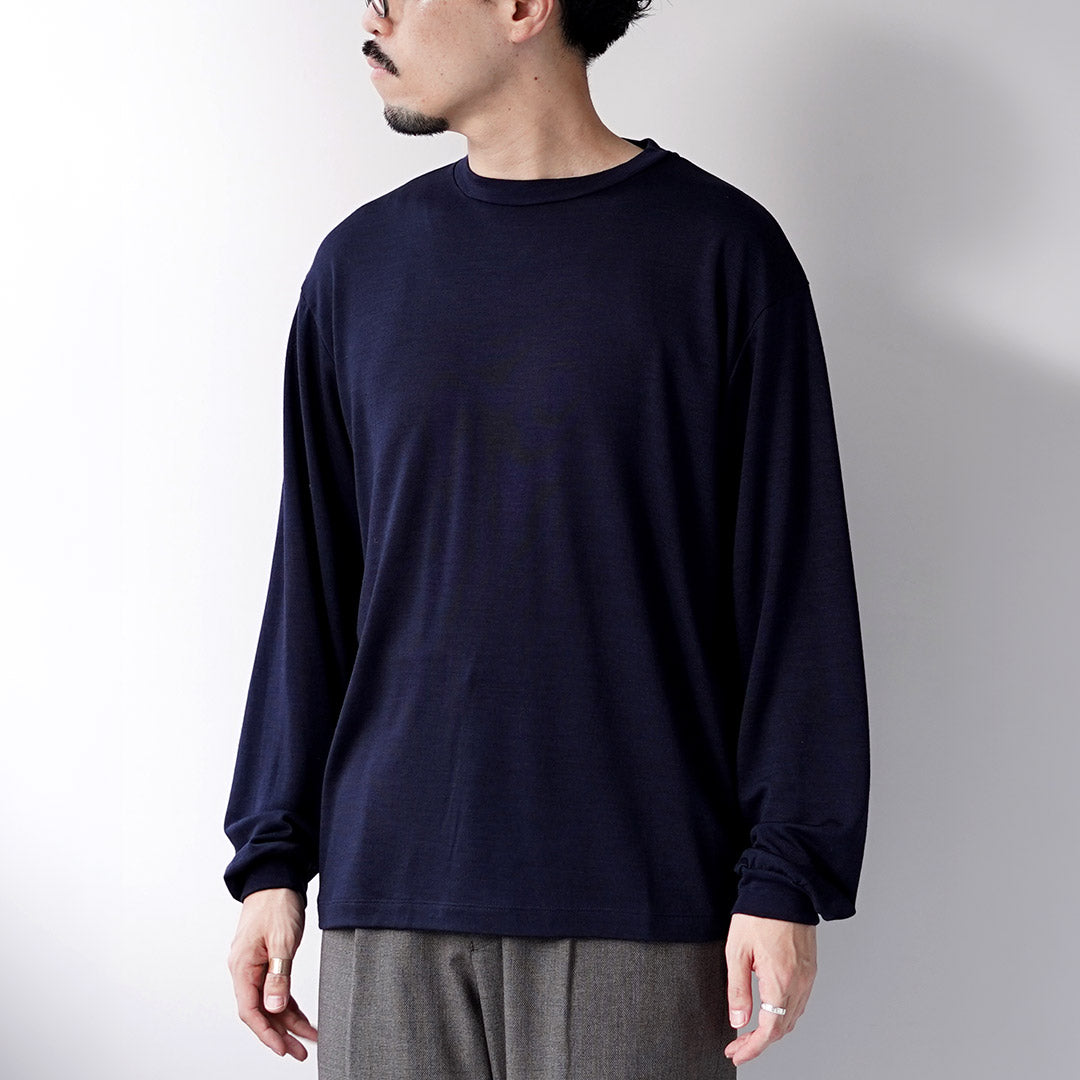 LIFiLL（リフィル） ウーリッシュ ロングスリーブ TEE メンズ 日本製