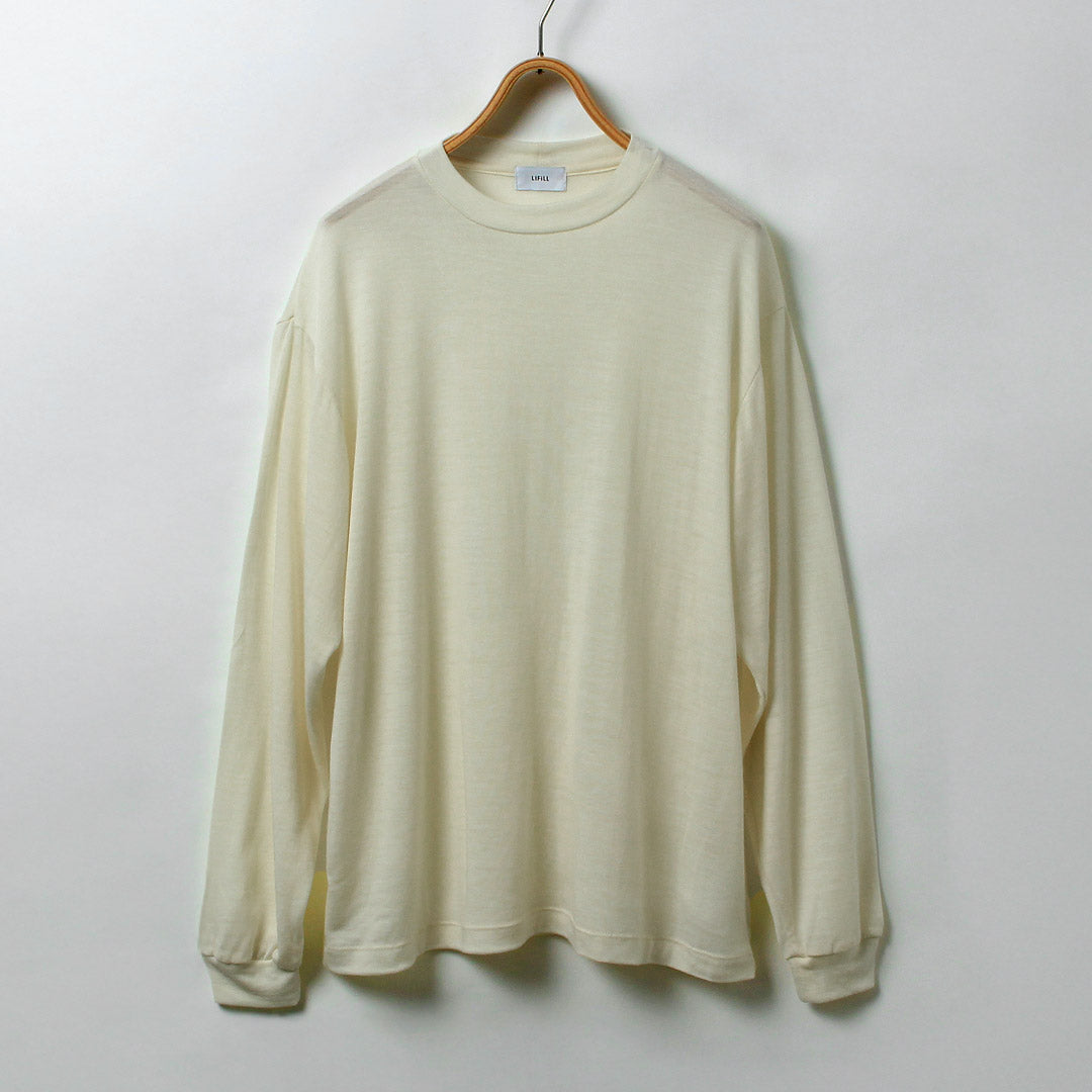 LIFiLL（リフィル） ウーリッシュ ロングスリーブ TEE メンズ
