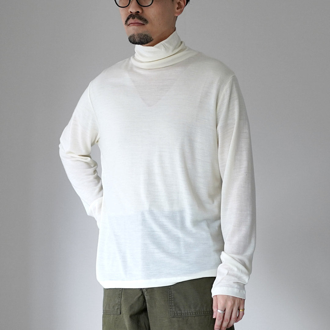 LIFiLL（リフィル） ウーリッシュ ハイネック ロングスリーブ TEE